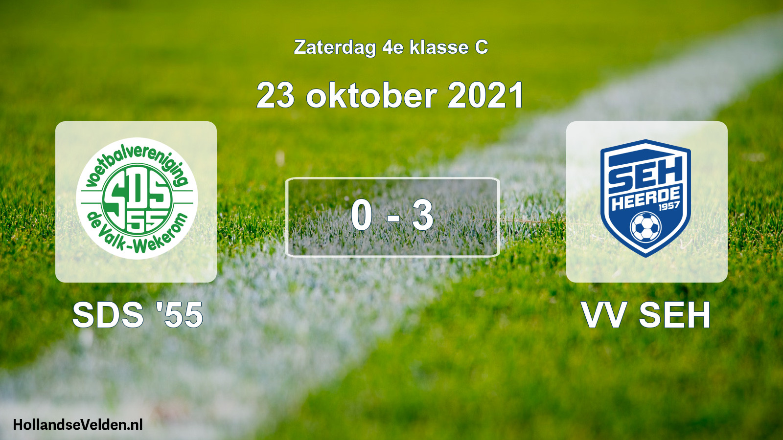 Total number of matches played: SDS '55 - VV SEH 0 - 3 (23 October 2021)