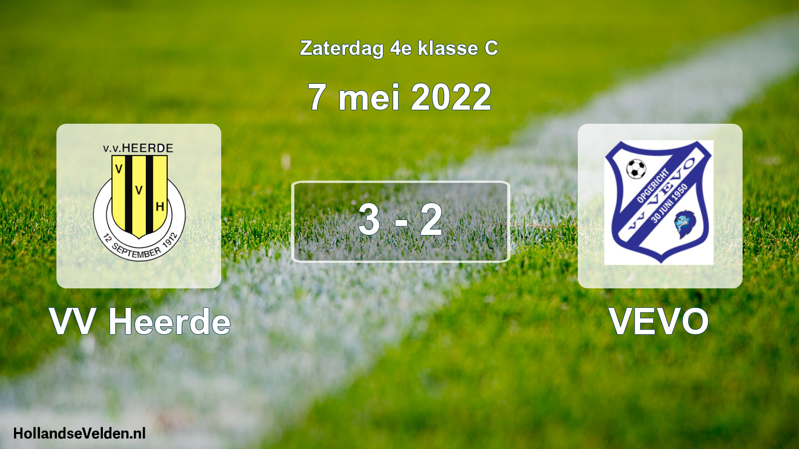 Total number of matches played: VV Heerde - VEVO 3 - 2 (7 May 2022)
