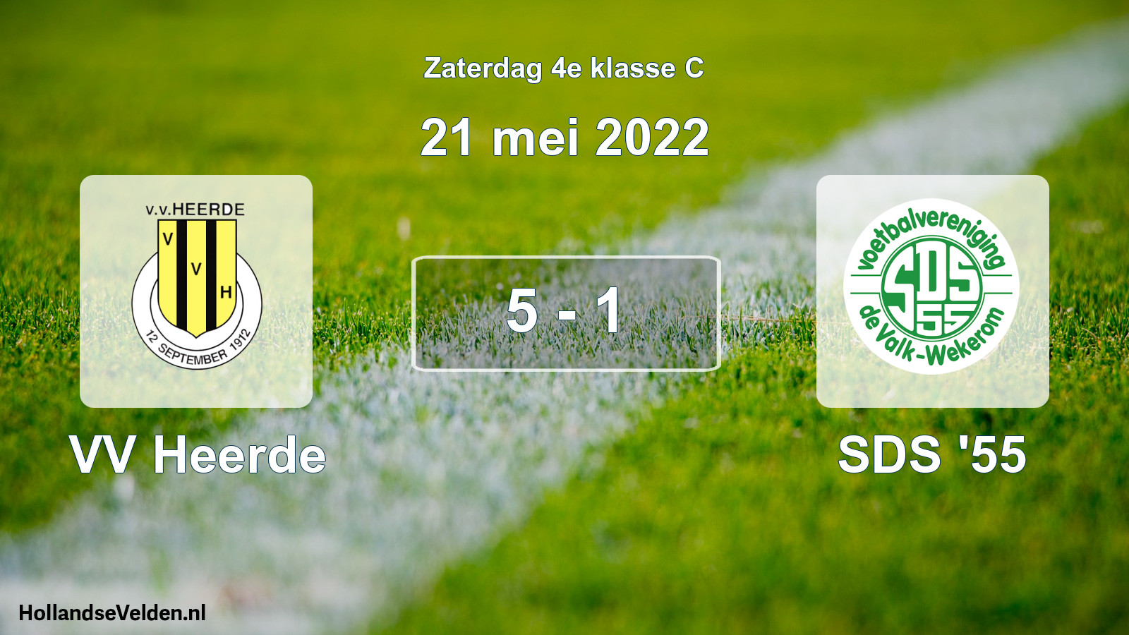 Total number of matches played: VV Heerde - SDS '55 5 - 1 (21 May 2022)