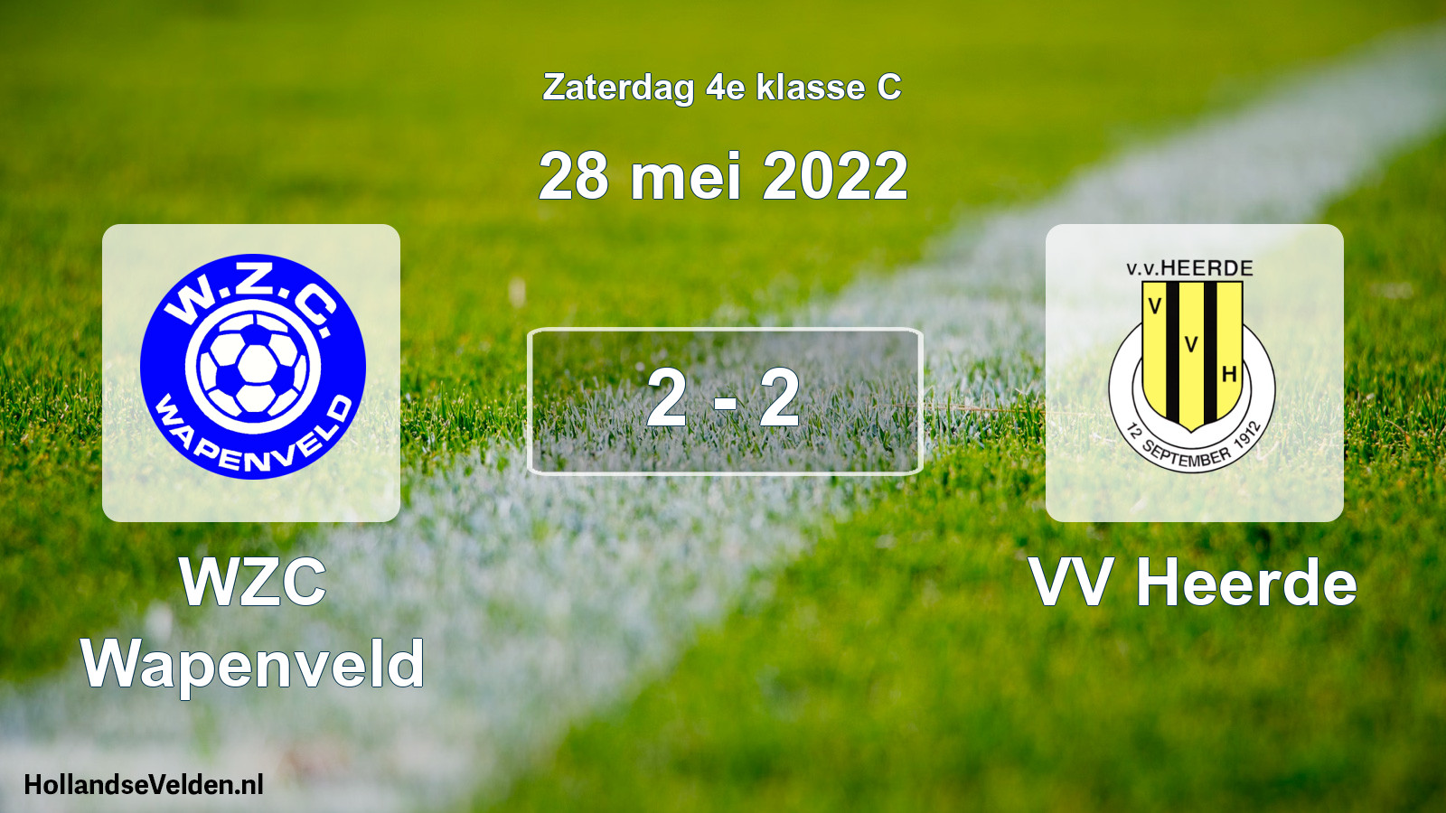 Total number of matches played: WZC Wapenveld - VV Heerde 2 - 2 (28 May 2022)