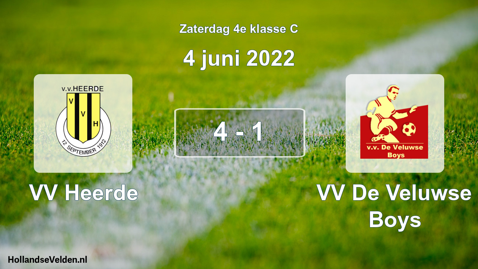 Total number of matches played: VV Heerde - VV De Veluwse Boys 4 - 1 (4 June 2022)