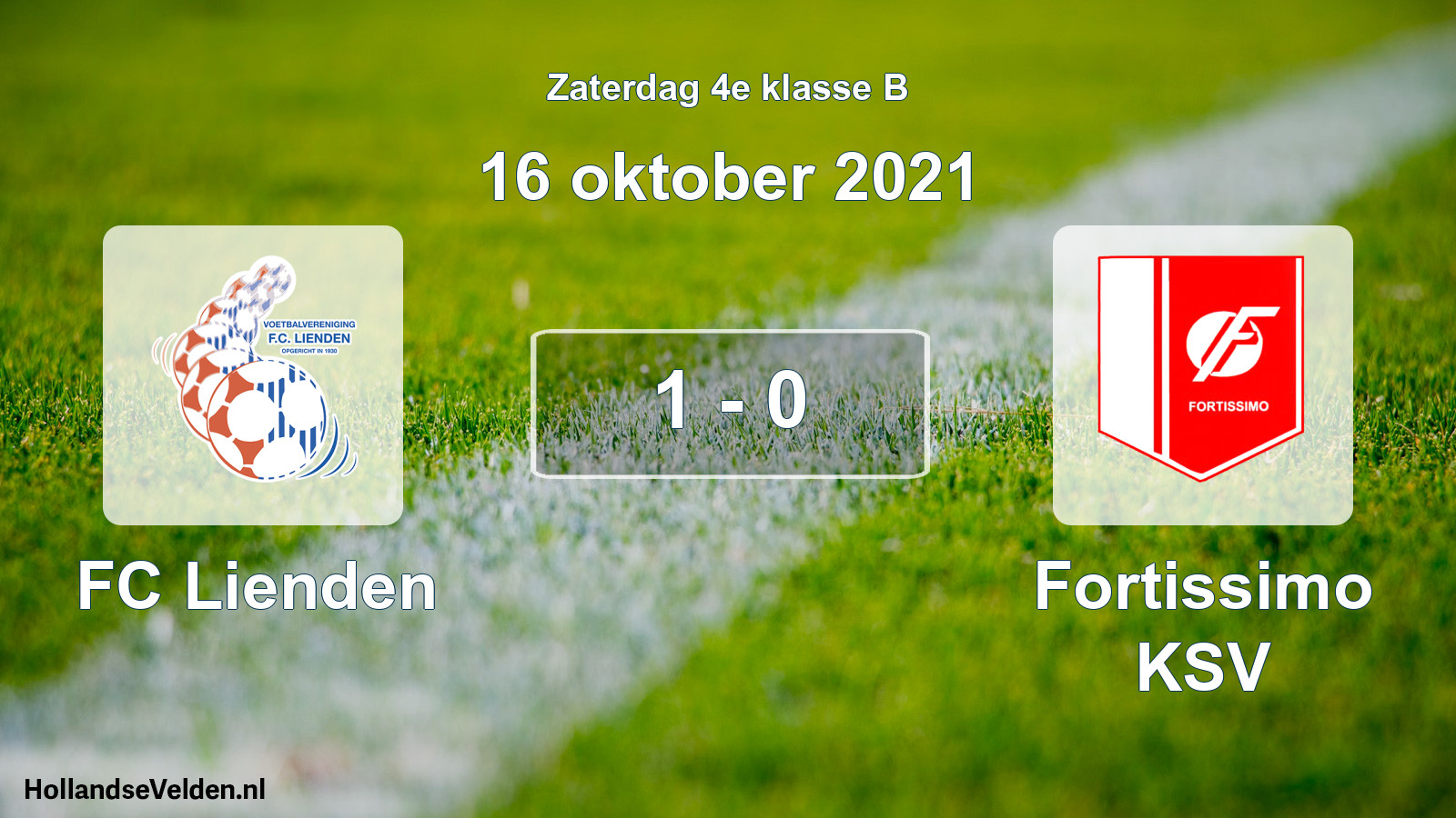 Total number of matches played: FC Lienden - Fortissimo KSV 1 - 0 (16 October 2021)