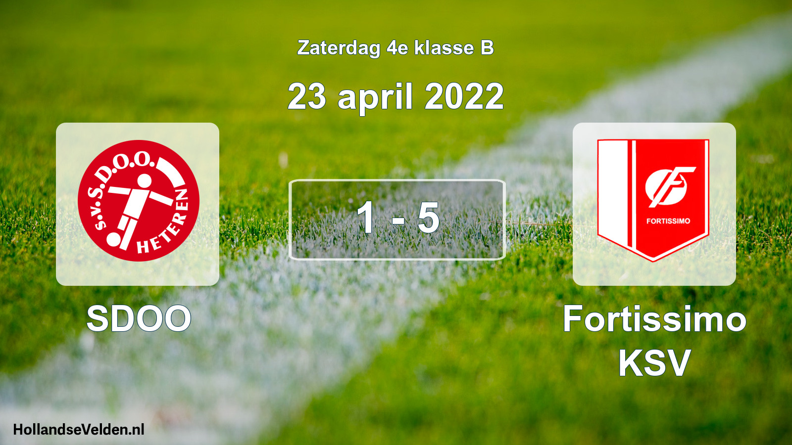 Total number of matches played: SDOO - Fortissimo KSV 1 - 5 (23 April 2022)