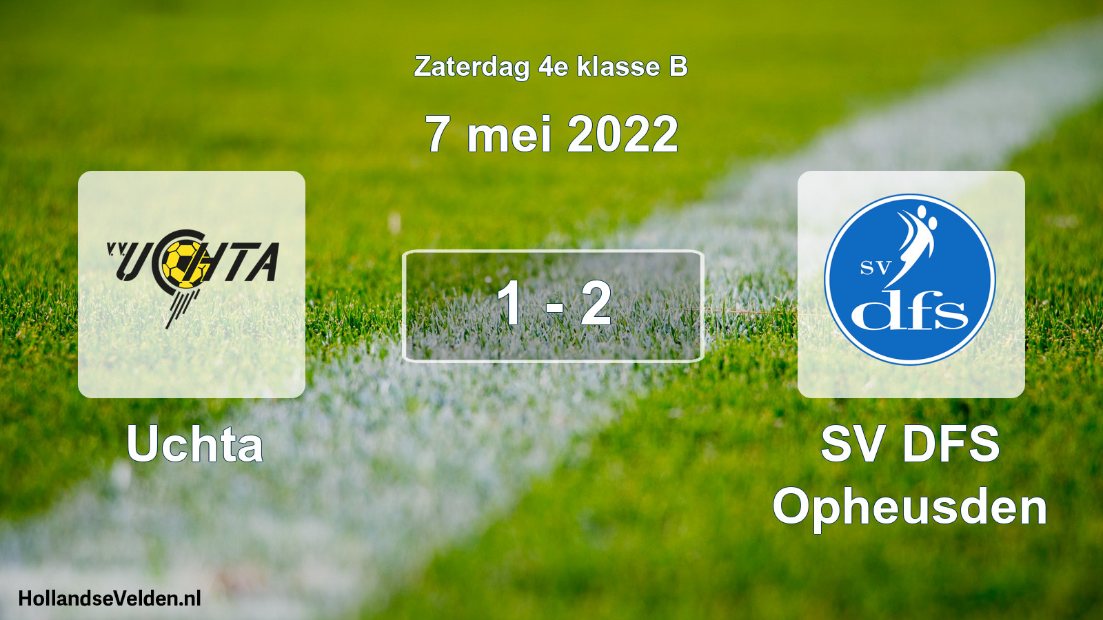 Total number of matches played: Uchta - SV DFS Opheusden 1 - 2 (7 May 2022)