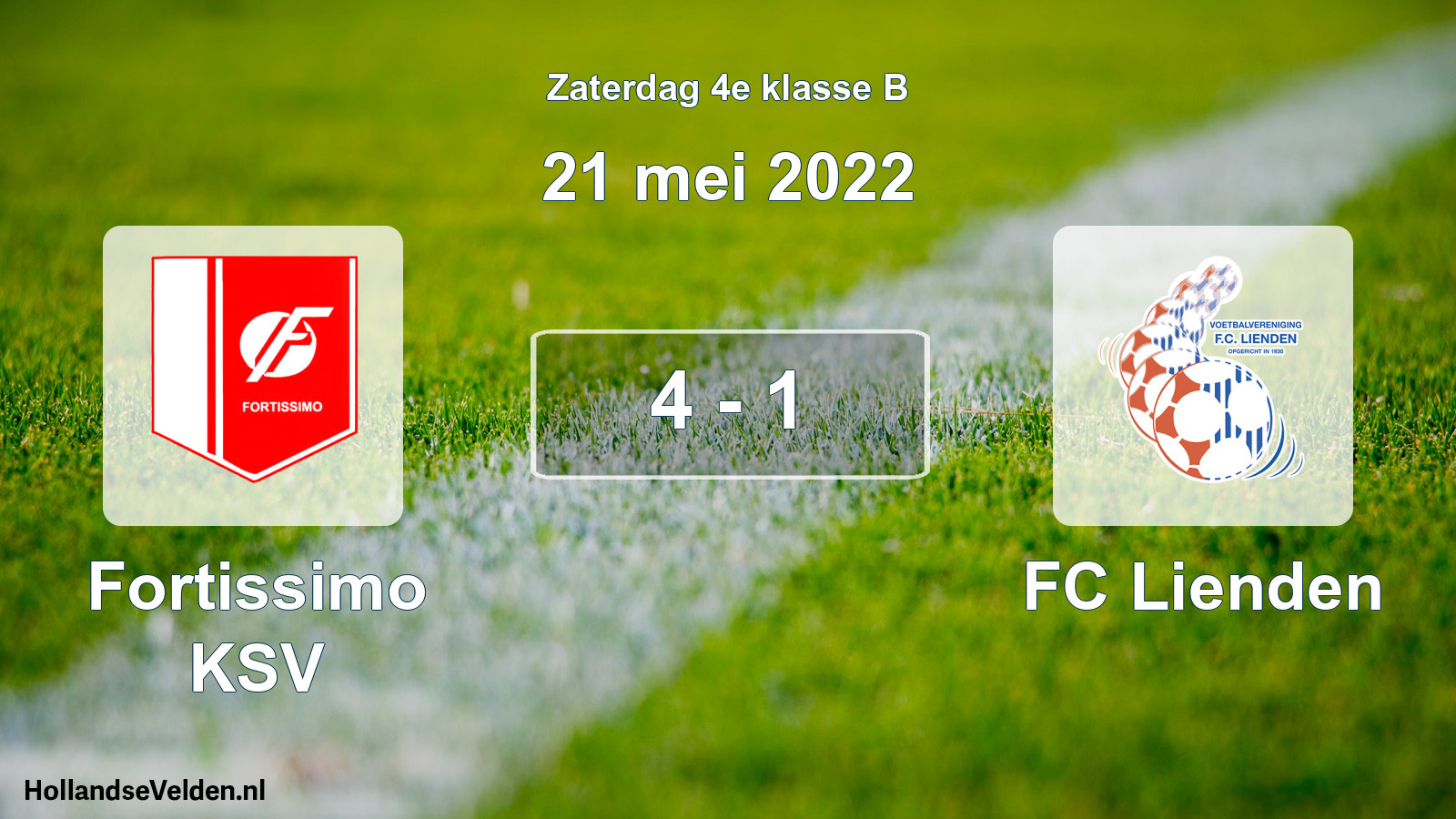 Total number of matches played: Fortissimo KSV - FC Lienden 4 - 1 (21 May 2022)