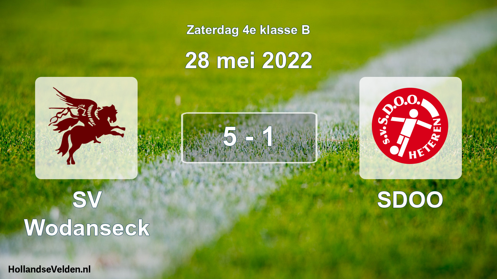 Total number of matches played: SV Wodanseck - SDOO 5 - 1 (28 May 2022)