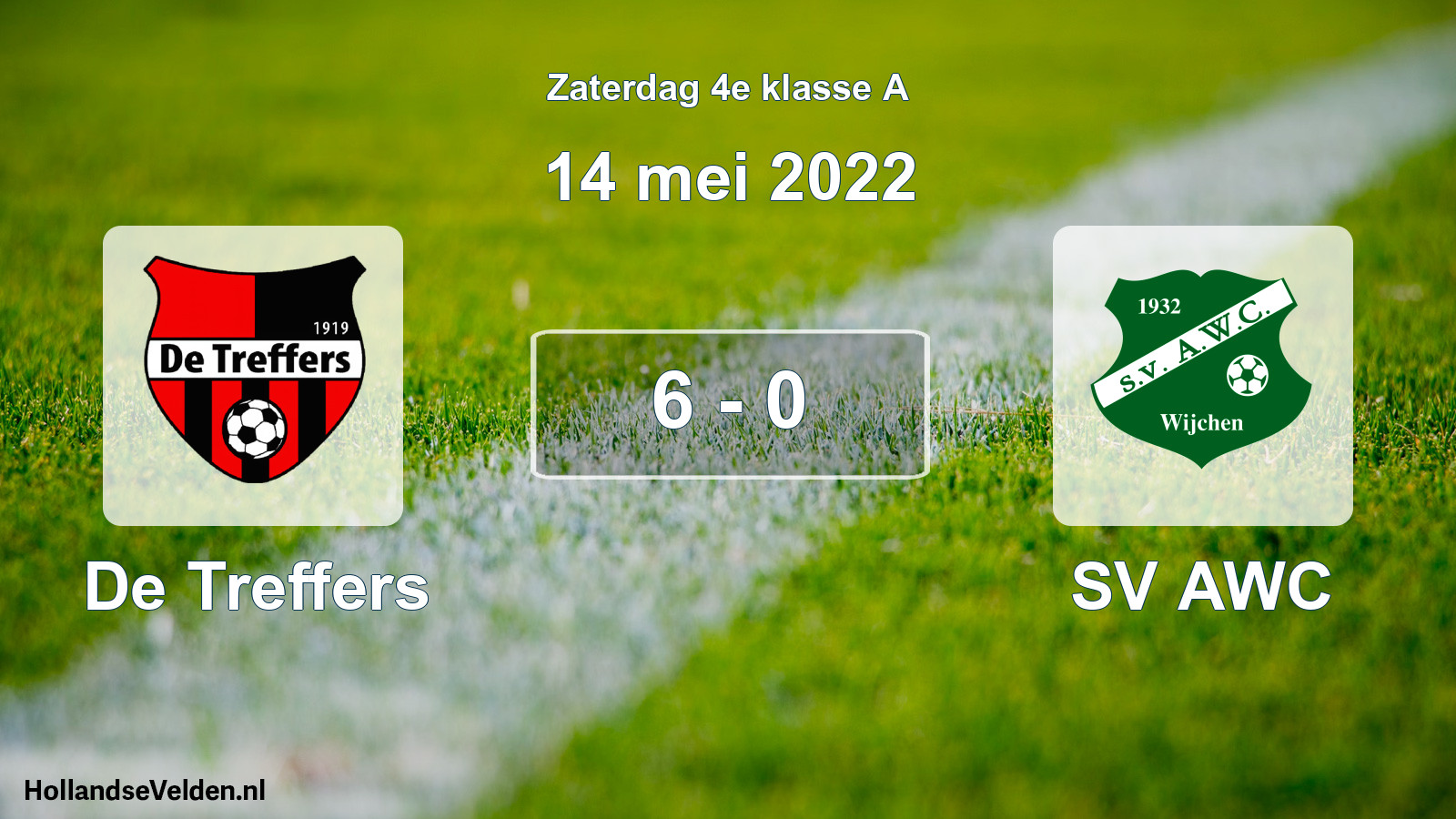 Total number of matches played: De Treffers - SV AWC 6 - 0 (14 May 2022)