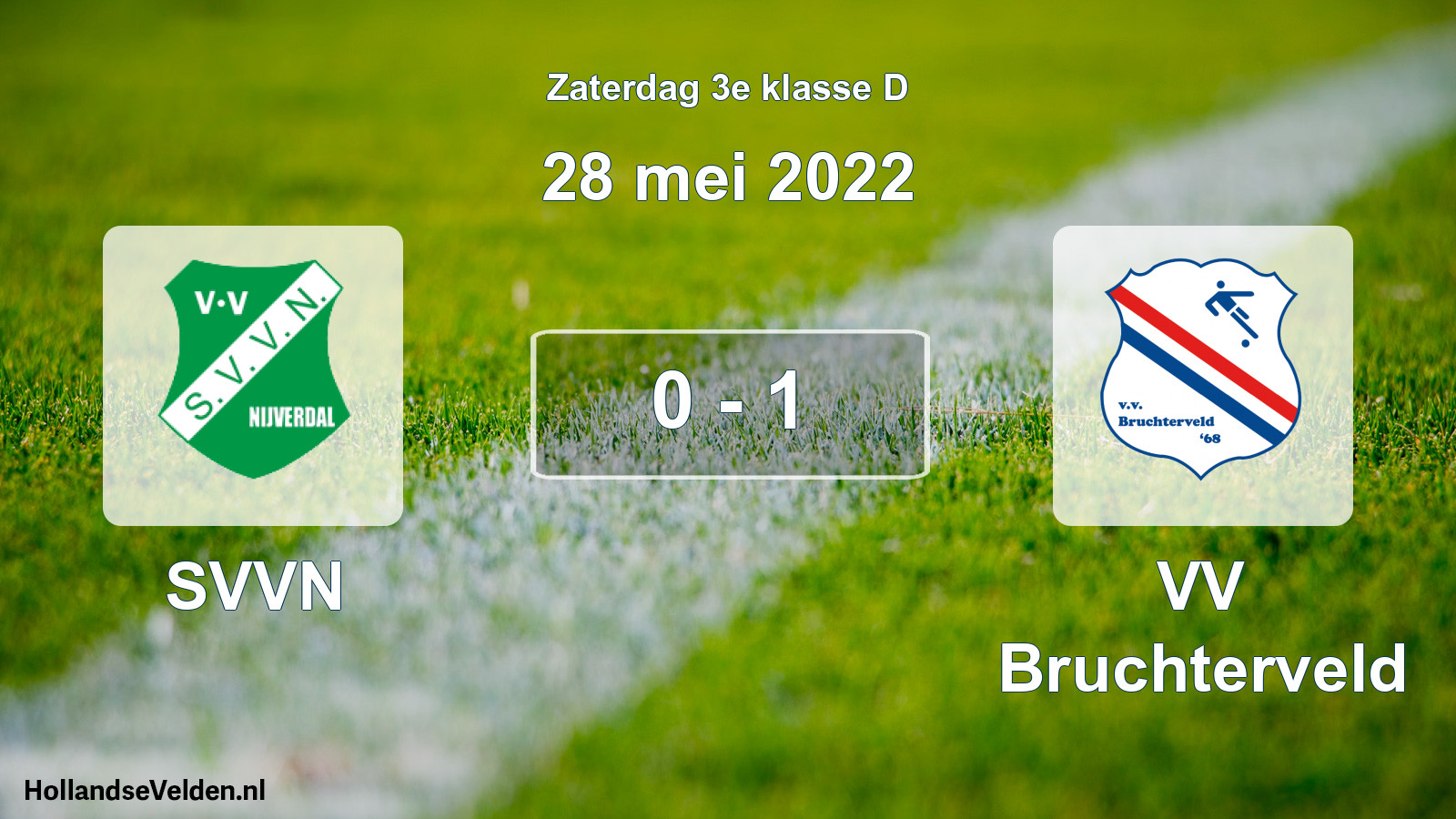 Total number of matches played: SVVN - VV Bruchterveld 0 - 1 (28 May 2022)