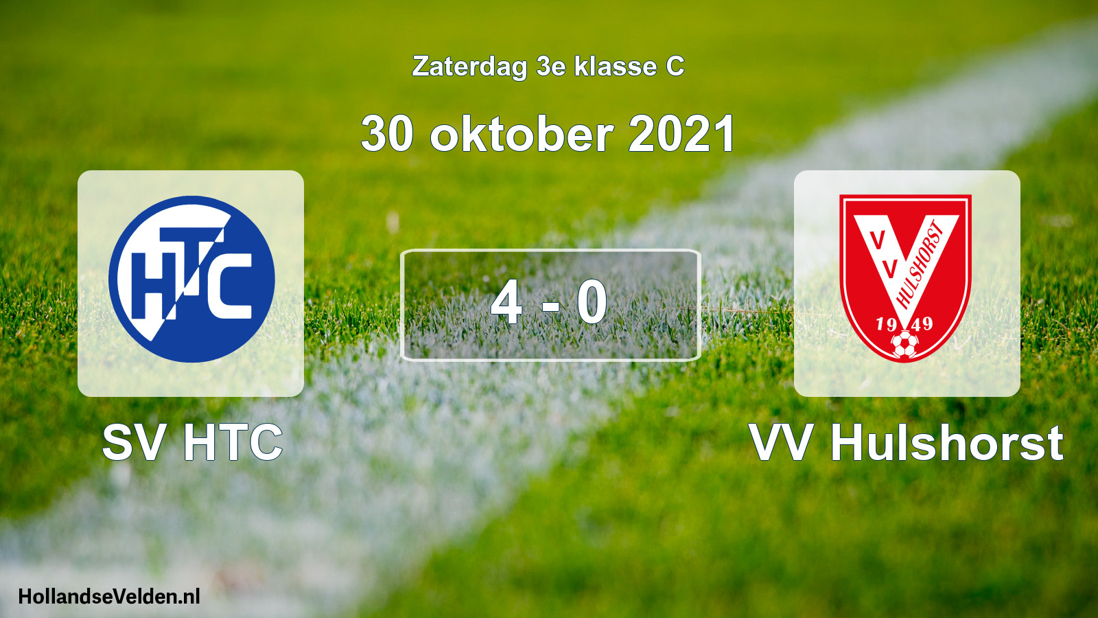 Total number of matches played: SV HTC - VV Hulshorst 4 - 0 (30 October 2021)