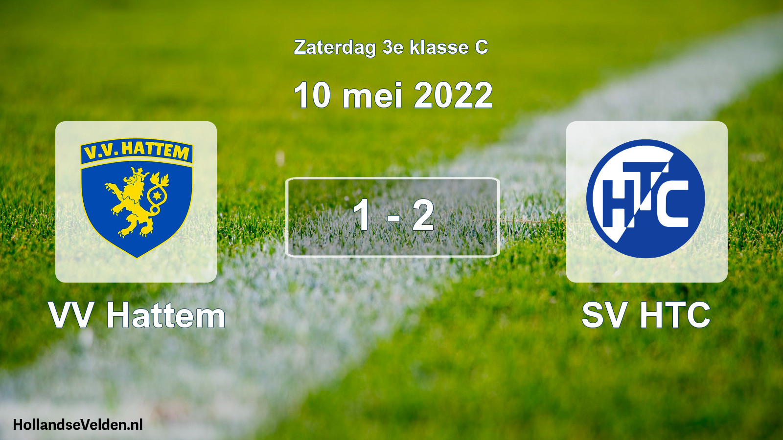 Total number of matches played: VV Hattem - SV HTC 1 - 2 (10 May 2022)