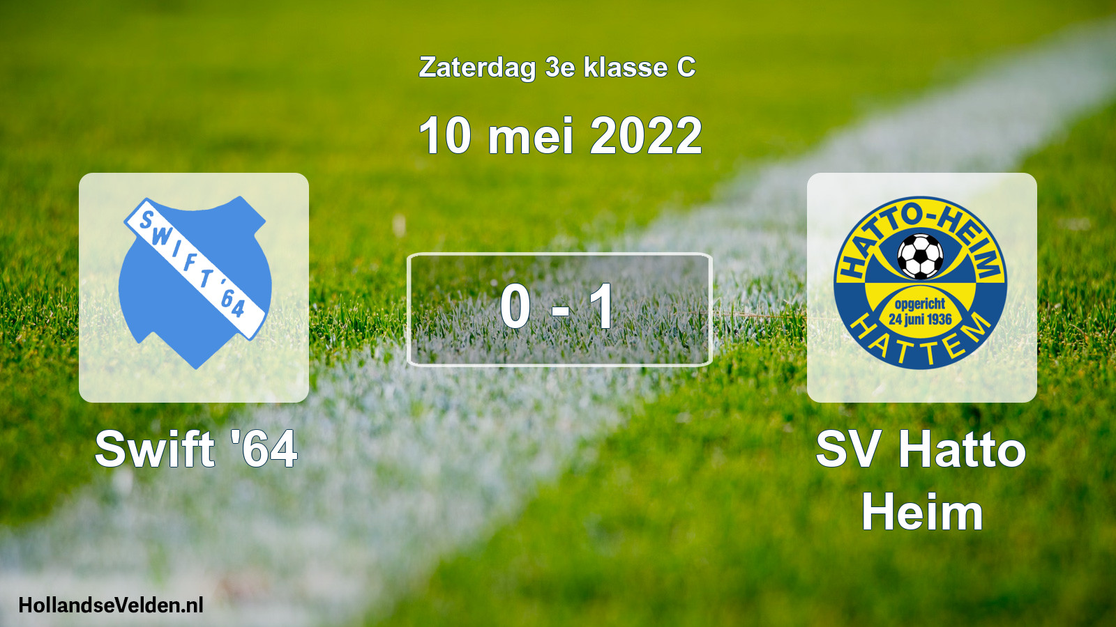 Total number of matches played: Swift '64 - SV Hatto Heim 0 - 1 (10 May 2022)