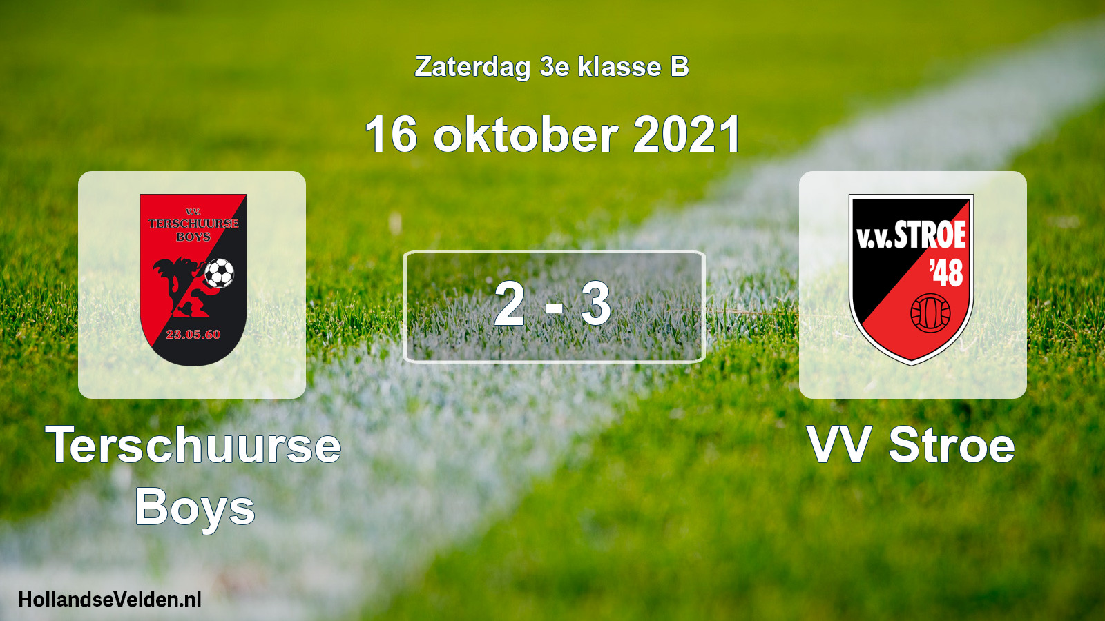 Total number of matches played: Terschuurse Boys - VV Stroe 2 - 3 (16 October 2021)