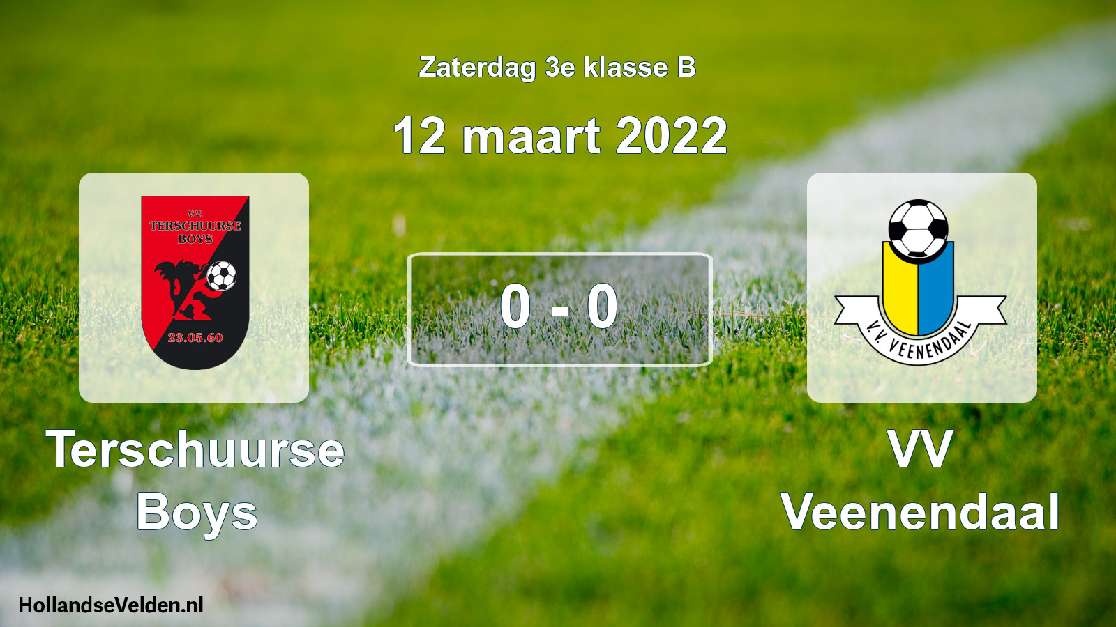 Total number of matches played: Terschuurse Boys - VV Veenendaal 0 - 0 (12 March 2022)