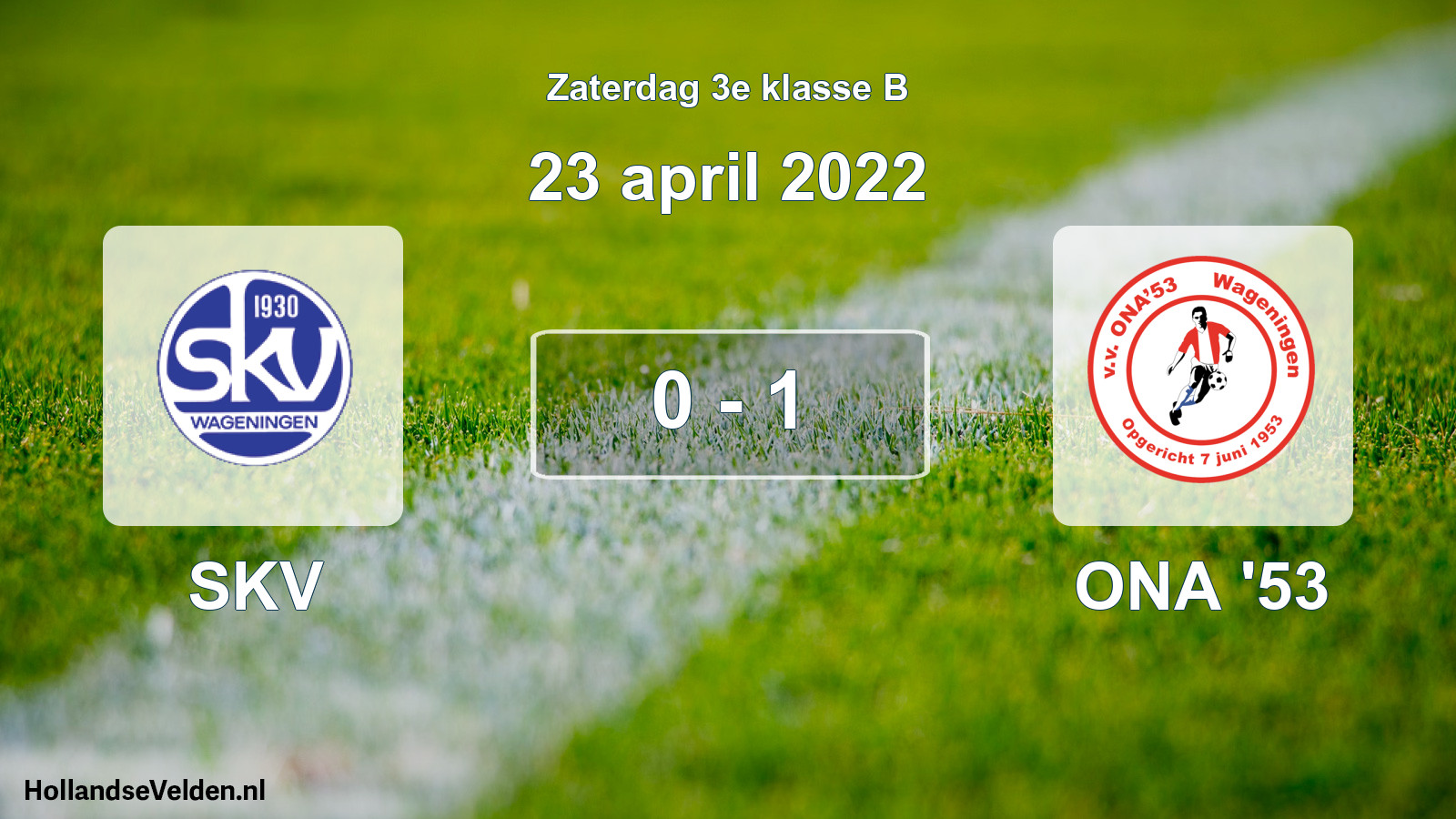 Total number of matches played: SKV - ONA '53 0 - 1 (23 April 2022)