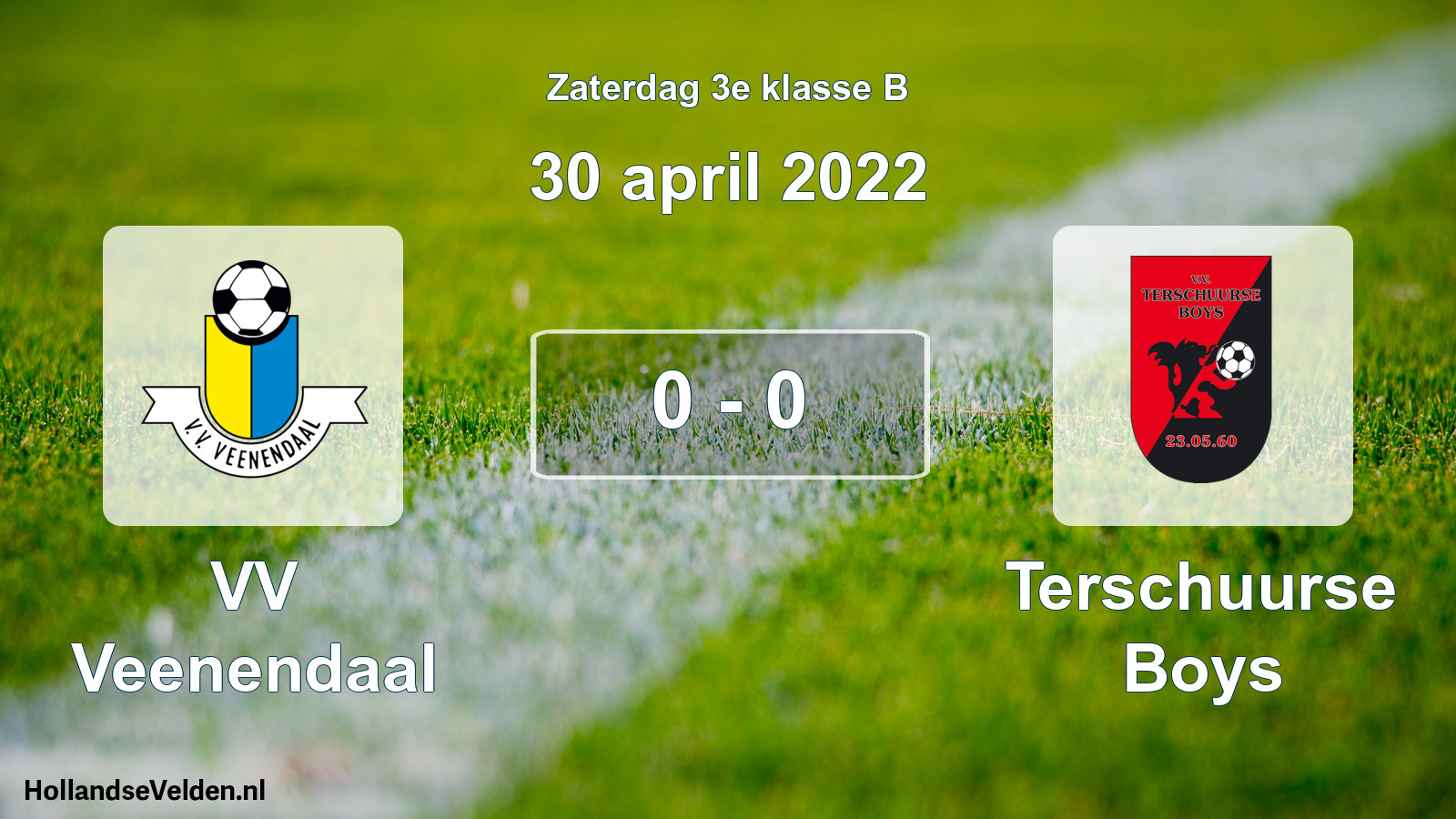 Total number of matches played: VV Veenendaal - Terschuurse Boys 0 - 0 (30 April 2022)