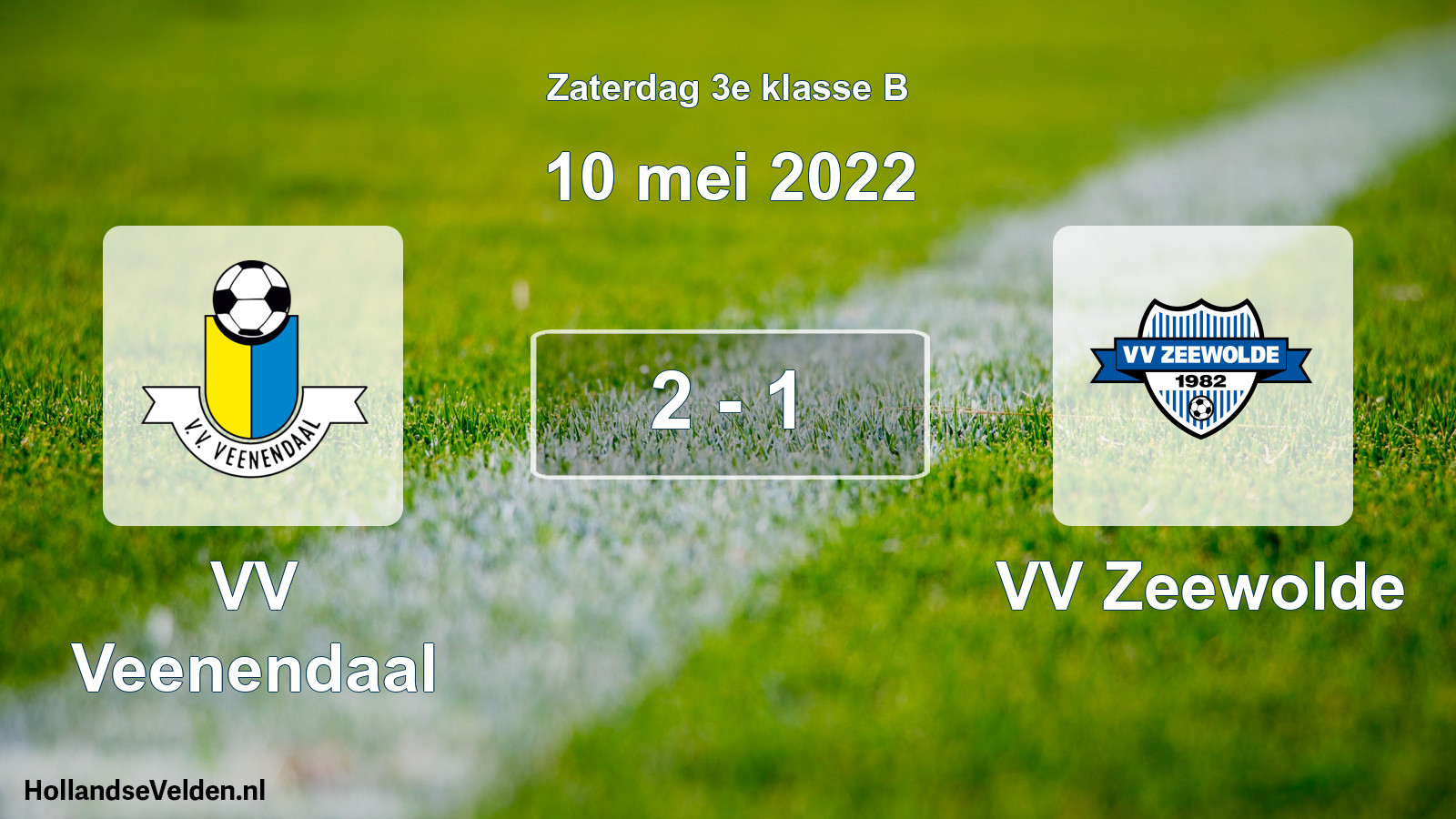 Total number of matches played: VV Veenendaal - VV Zeewolde 2 - 1 (10 May 2022)