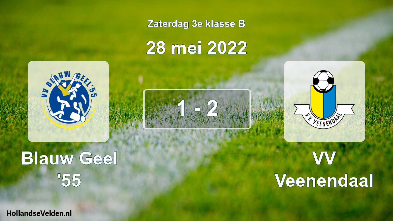 Total number of matches played: Blauw Geel '55 - VV Veenendaal 1 - 2 (28 May 2022)
