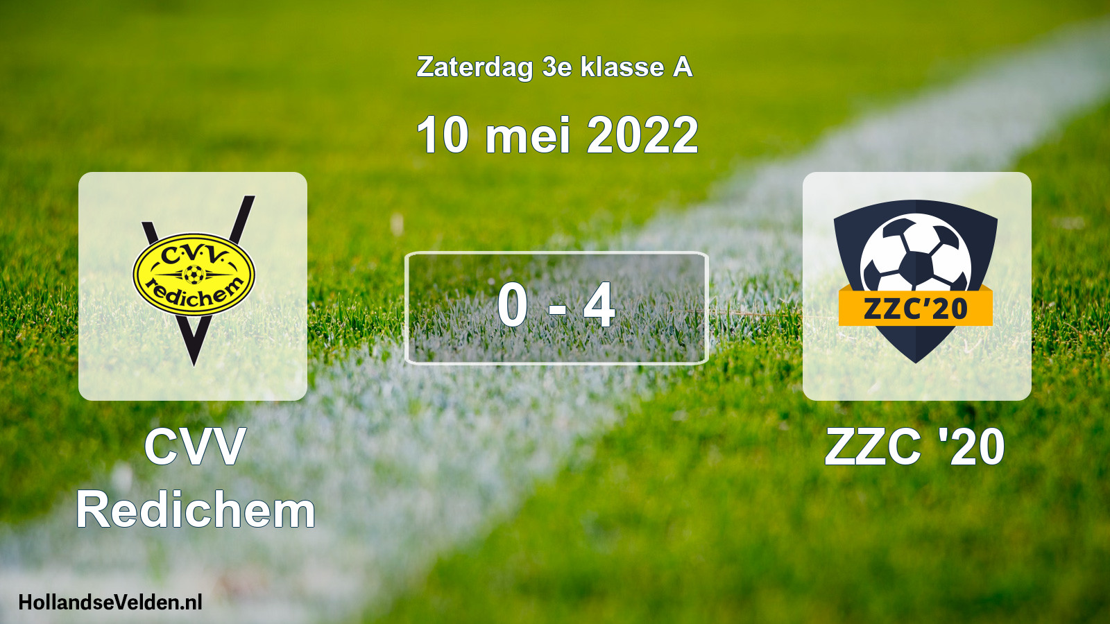 Total number of matches played: CVV Redichem - ZZC '20 0 - 4 (10 May 2022)