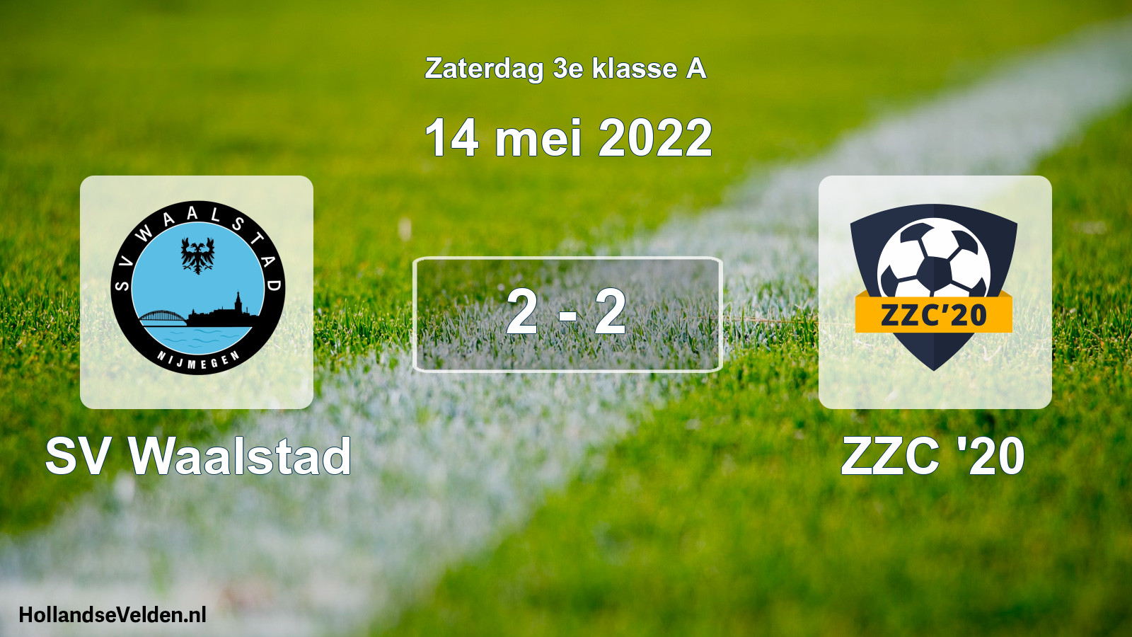 Total number of matches played: SV Waalstad - ZZC '20 2 - 2 (14 May 2022)