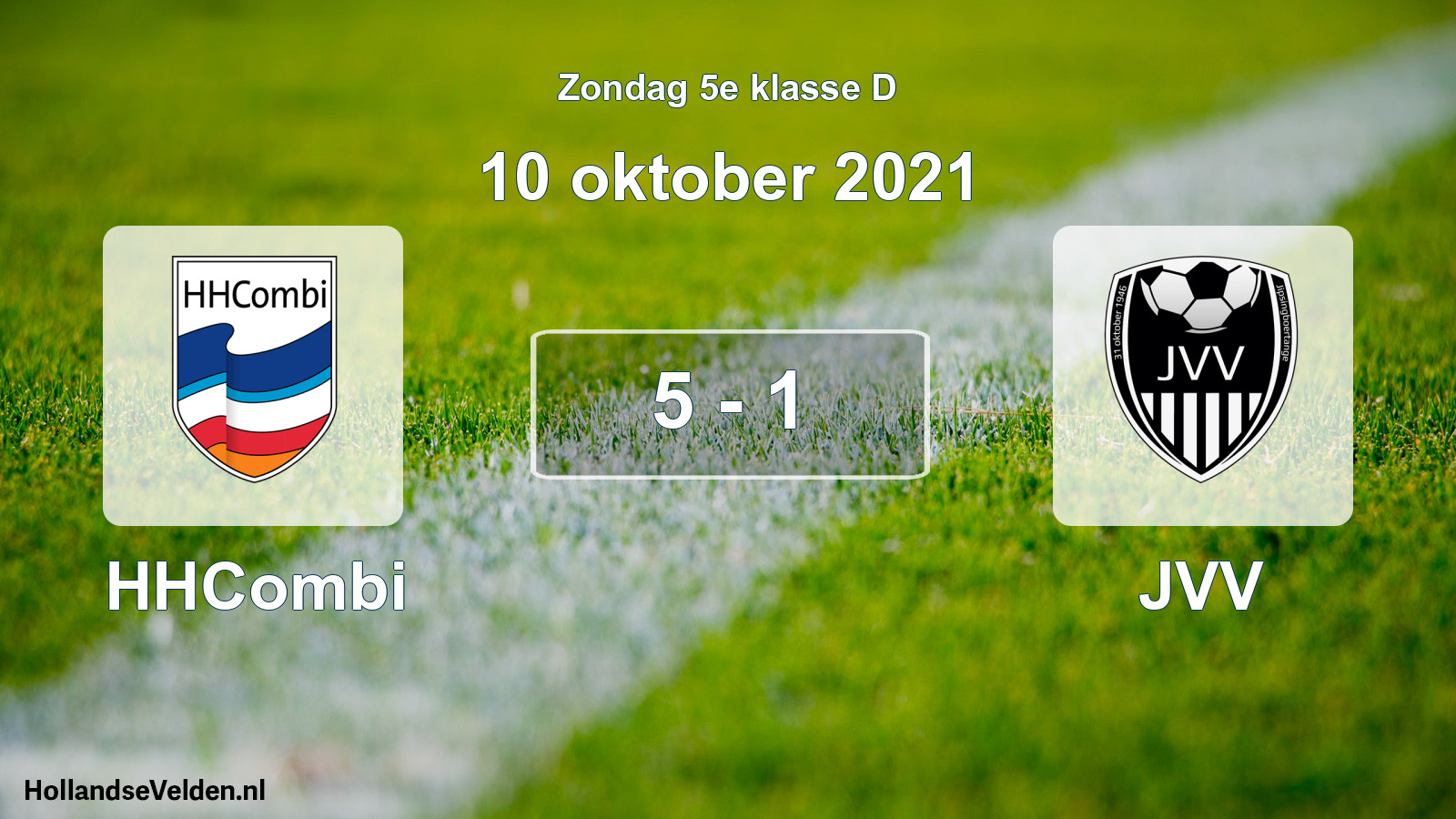 Total number of matches played: HHCombi - JVV 5 - 1 (10 October 2021)