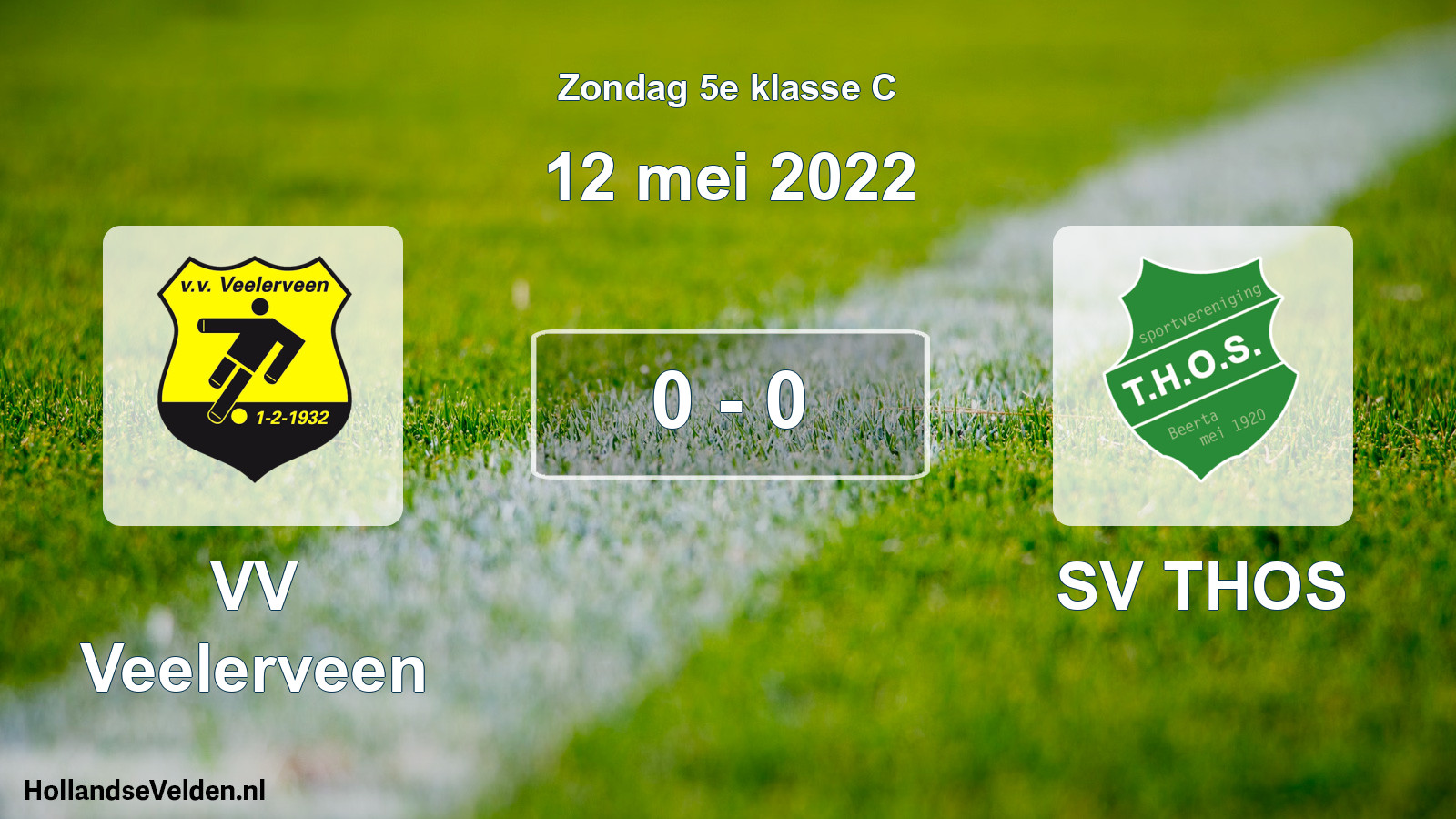Total number of matches played: VV Veelerveen - SV THOS 0 - 0 (12 May 2022)