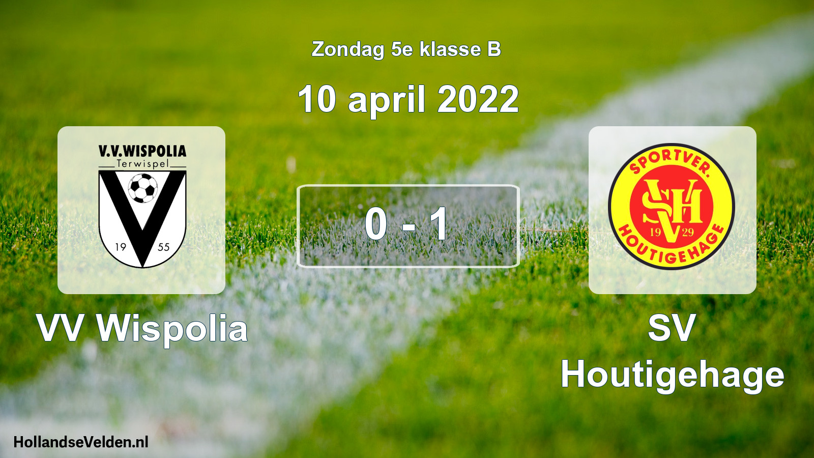 Total number of matches played: VV Wispolia - SV Houtigehage 0 - 1 (10 April 2022)