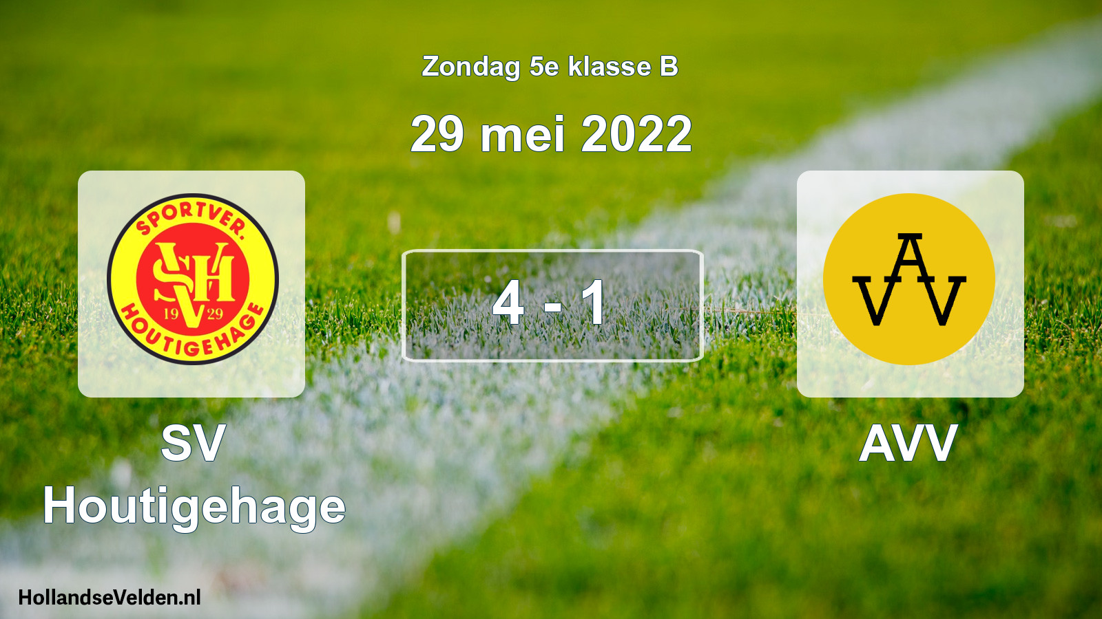 Total number of matches played: SV Houtigehage - AVV 4 - 1 (29 May 2022)