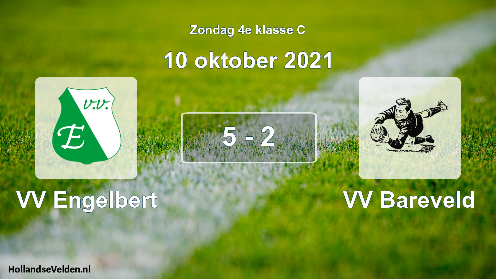 Total number of matches played: VV Engelbert - VV Bareveld 5 - 2 (10 October 2021)