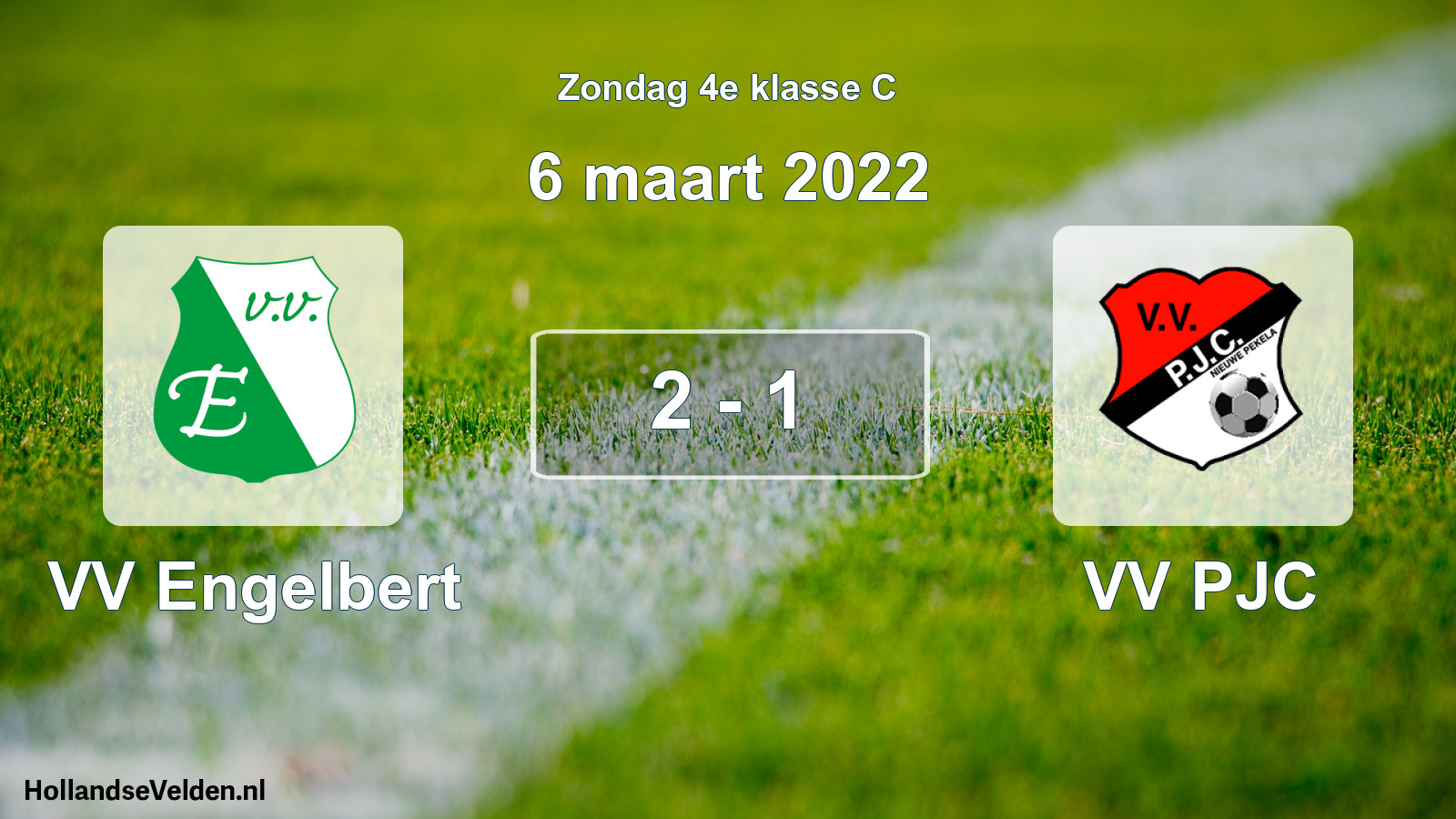 Total number of matches played: VV Engelbert - VV PJC 2 - 1 (6 March 2022)