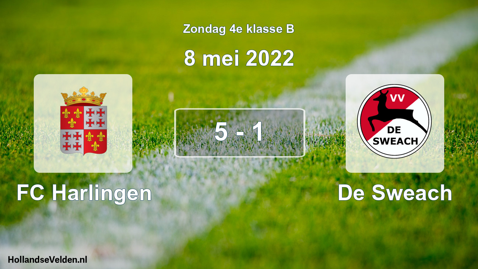 Total number of matches played: FC Harlingen - De Sweach 5 - 1 (8 May 2022)