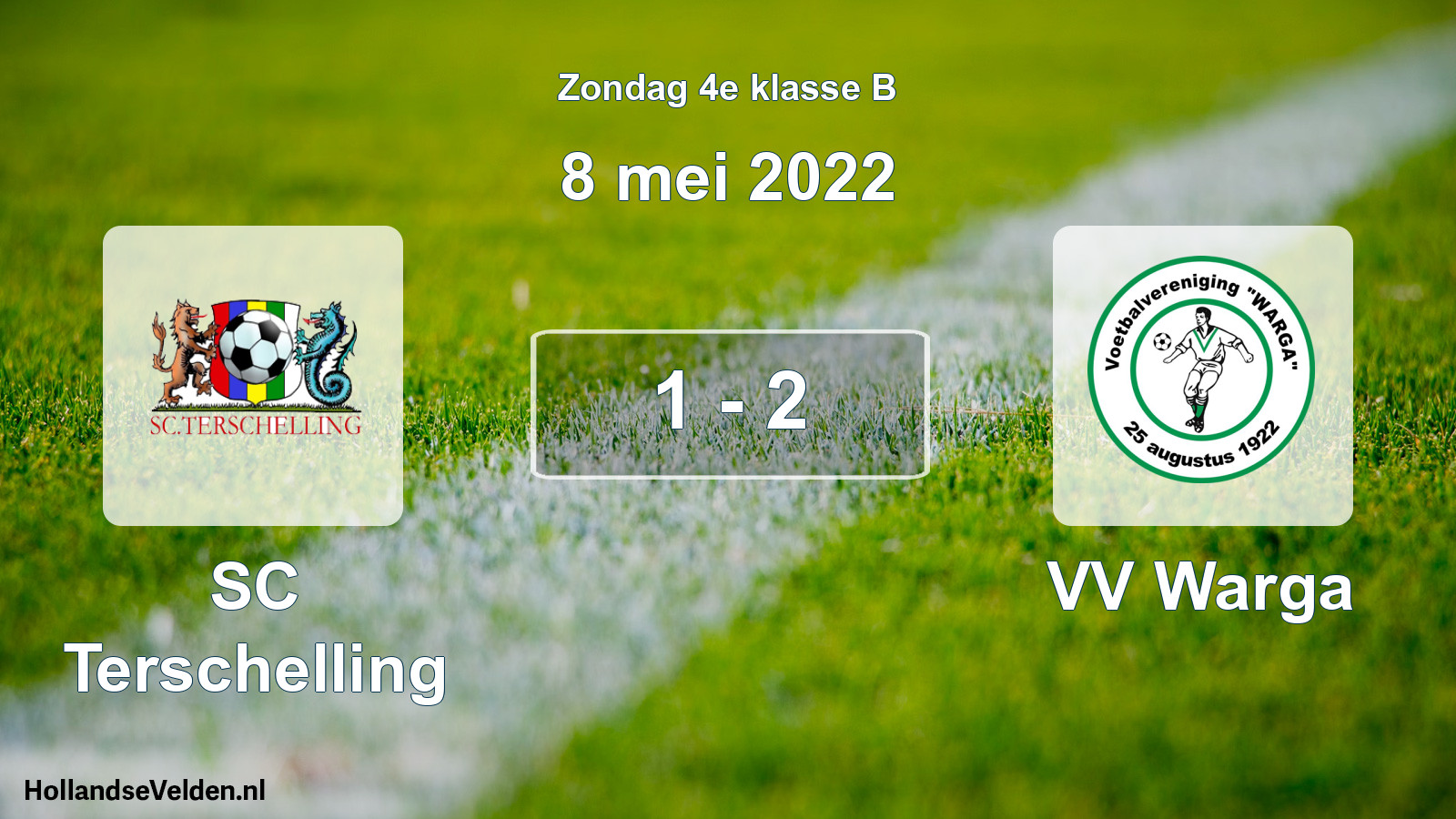 Total number of matches played: SC Terschelling - VV Warga 1 - 2 (8 May 2022)