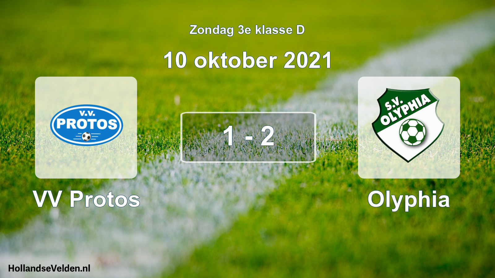 Total number of matches played: VV Protos - Olyphia 1 - 2 (10 October 2021)