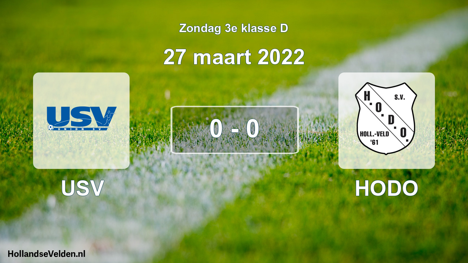 Total number of matches played: USV - HODO 0 - 0 (27 March 2022)