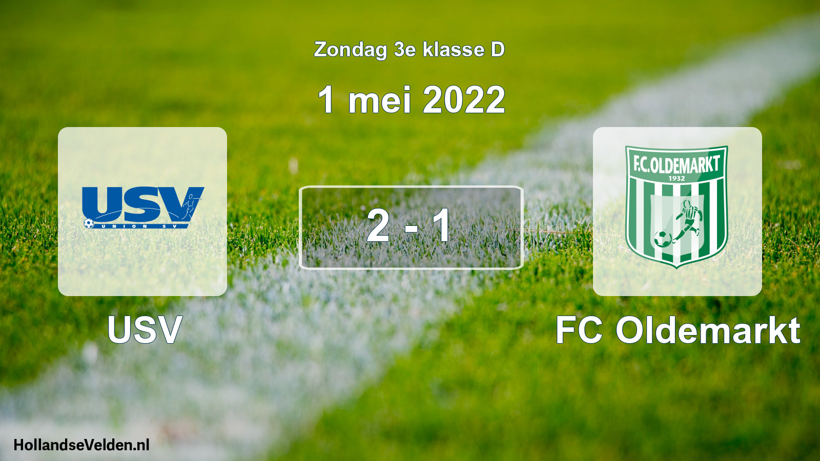 Total number of matches played: USV - FC Oldemarkt 2 - 1 (1 May 2022)