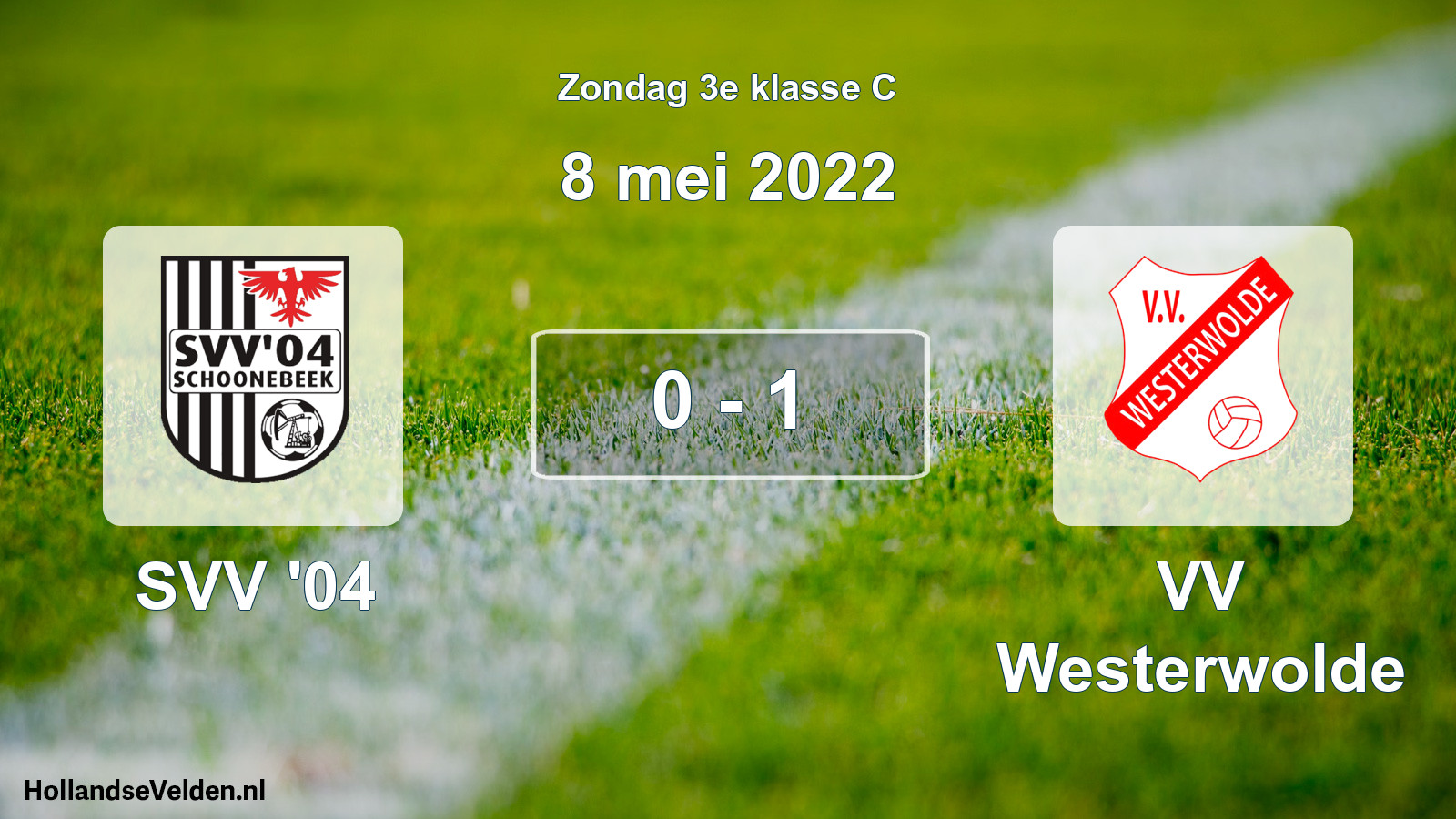 Total number of matches played: SVV '04 - VV Westerwolde 0 - 1 (8 May 2022)