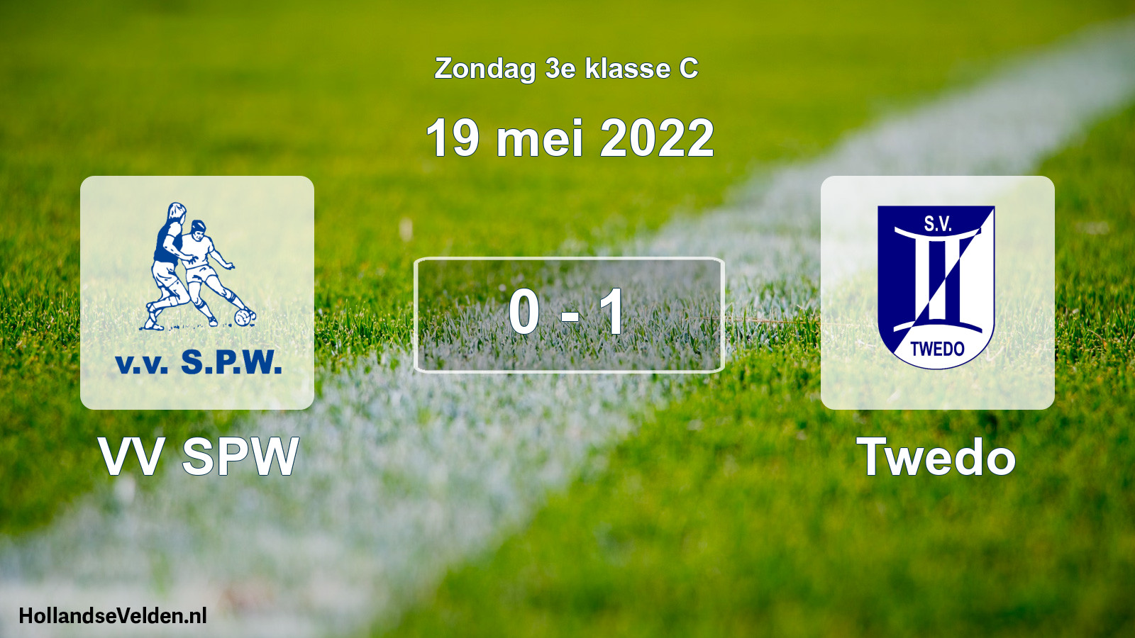 Total number of matches played: VV SPW - Twedo 0 - 1 (19 May 2022)