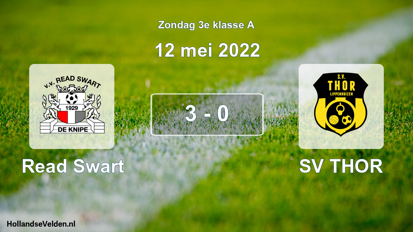 Total number of matches played: Read Swart - SV THOR 3 - 0 (12 May 2022)