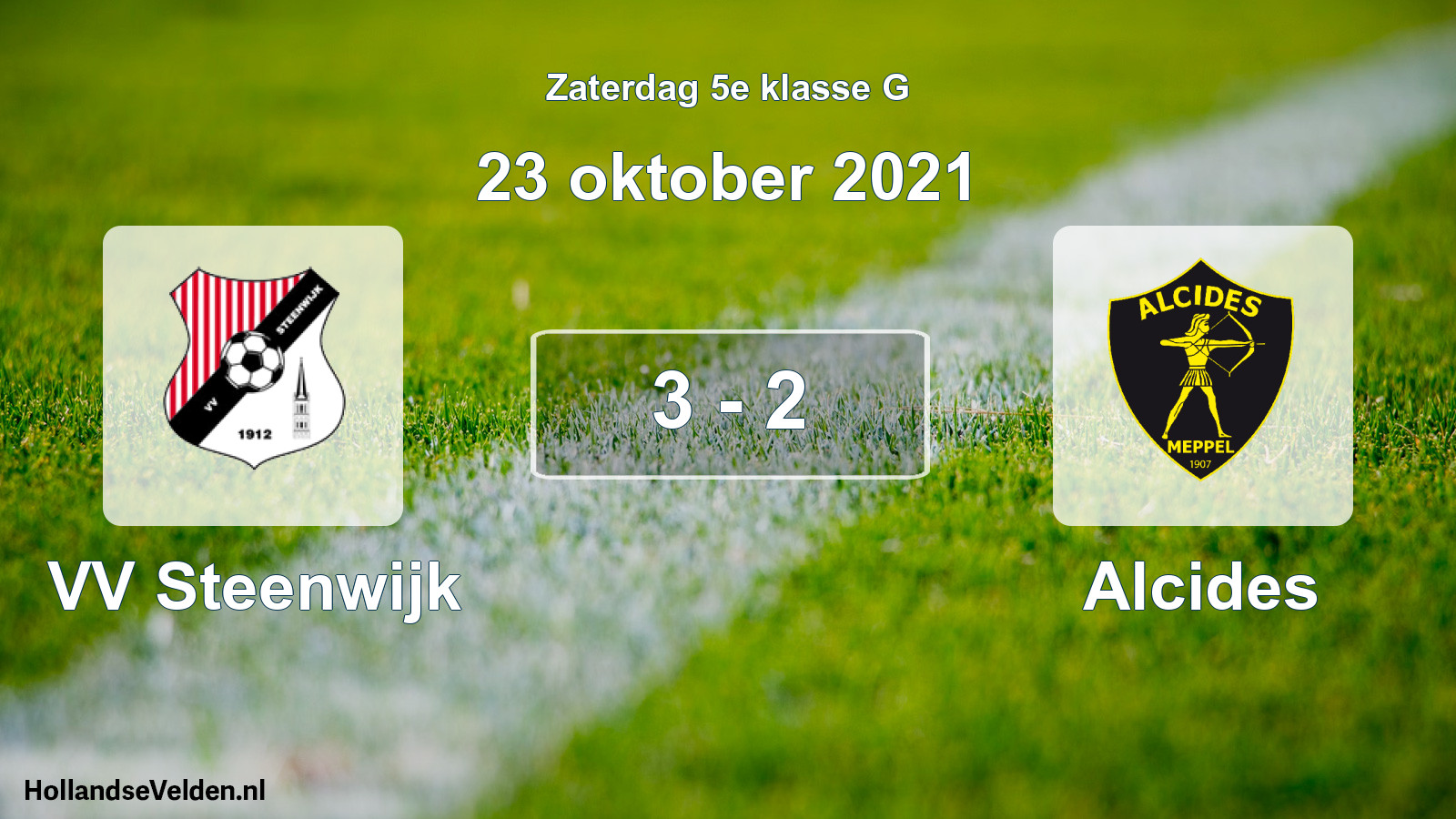 Total number of matches played: VV Steenwijk - Alcides 3 - 2 (23 October 2021)