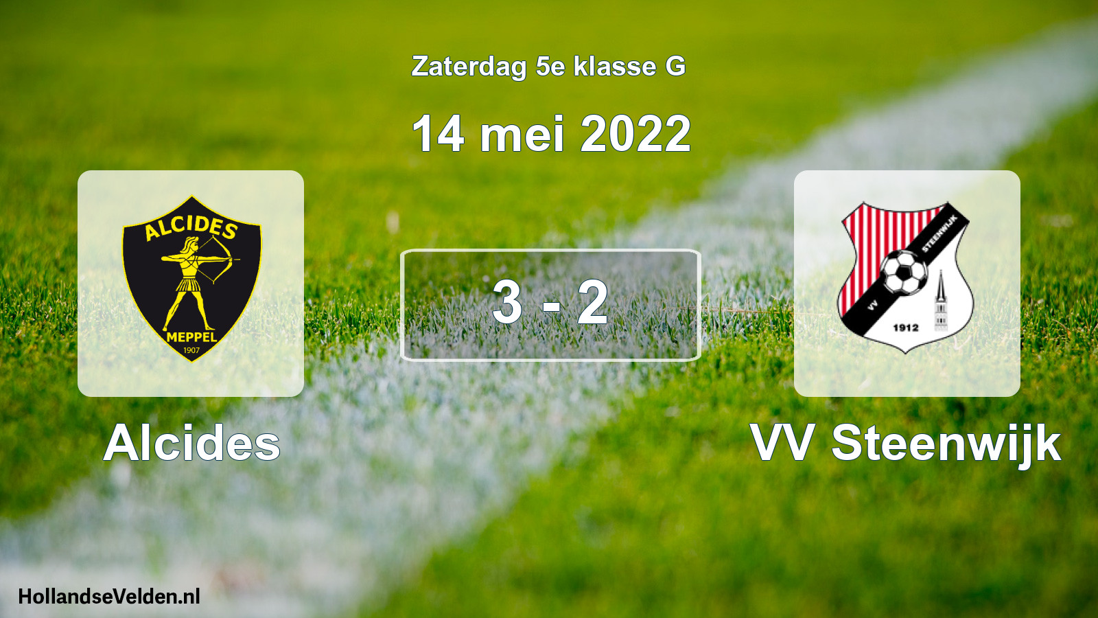 Total number of matches played: Alcides - VV Steenwijk 3 - 2 (14 May 2022)