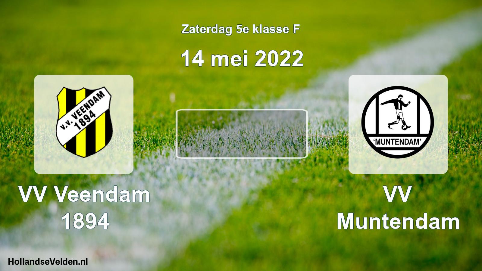 Scheduled Match: VV Veendam 1894 - VV Muntendam (14 May 2022)
