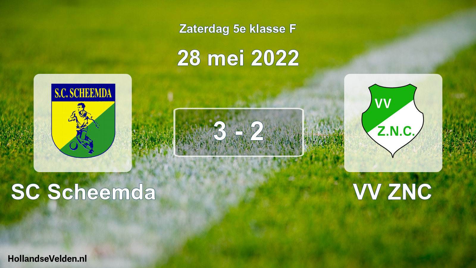 Total number of matches played: SC Scheemda - VV ZNC 3 - 2 (28 May 2022)