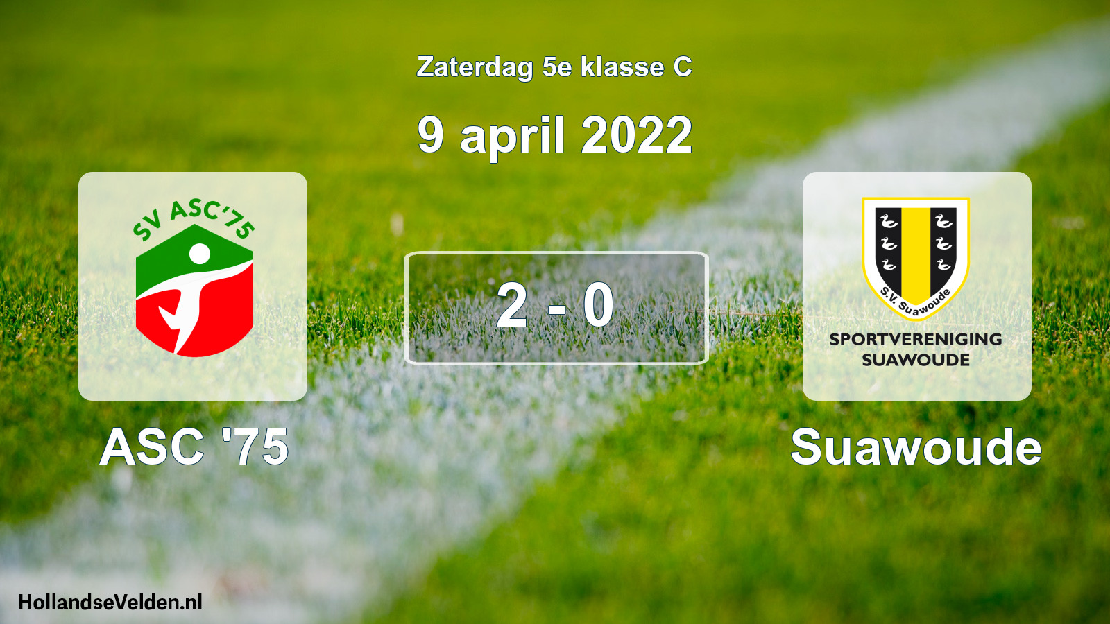 Total number of matches played: ASC '75 - Suawoude 2 - 0 (9 April 2022)