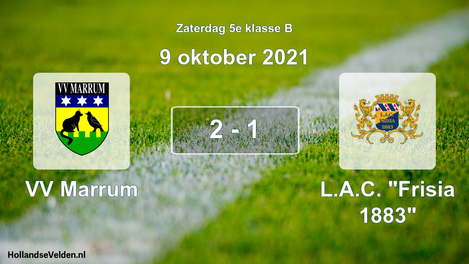 Total number of matches played: VV Marrum - L.A.C. 