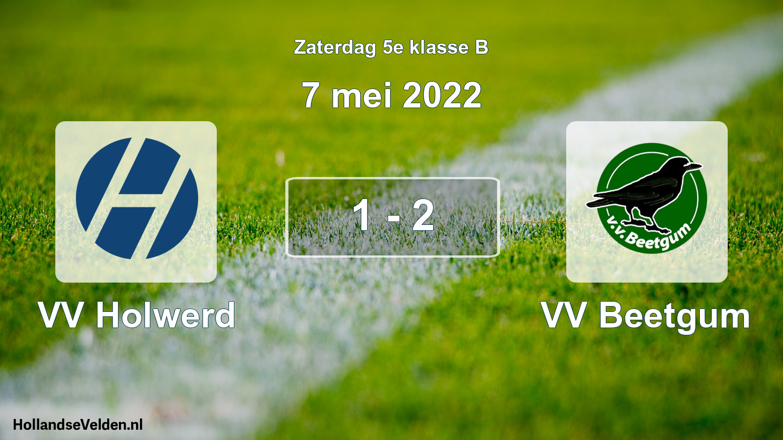 Total number of matches played: VV Holwerd - VV Beetgum 1 - 2 (7 May 2022)