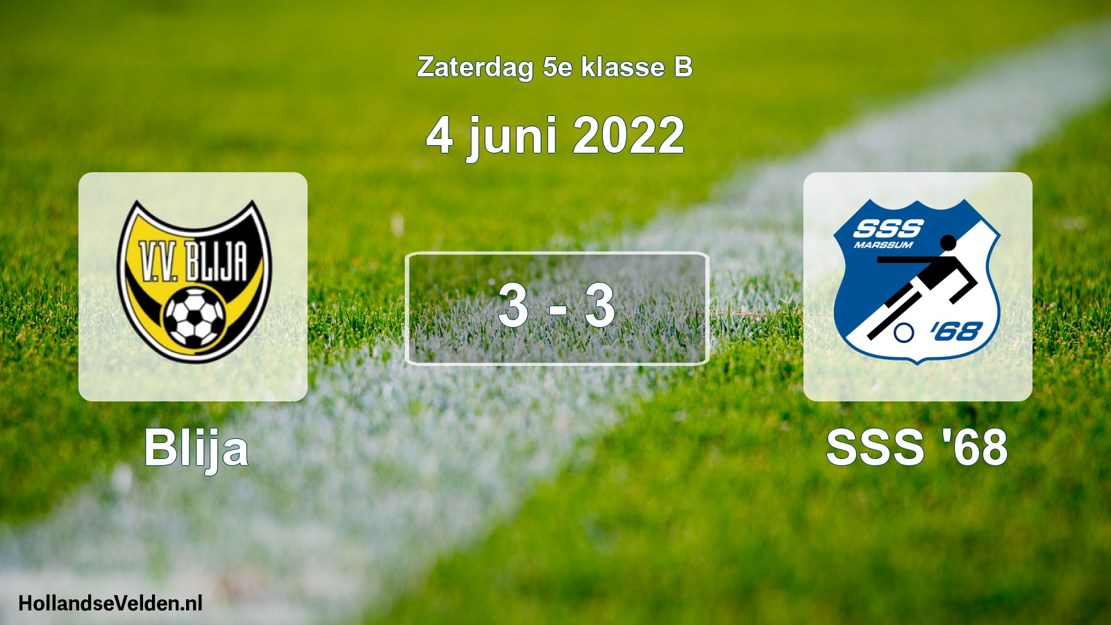 Total number of matches played: Blija - SSS '68 3 - 3 (4 June 2022)