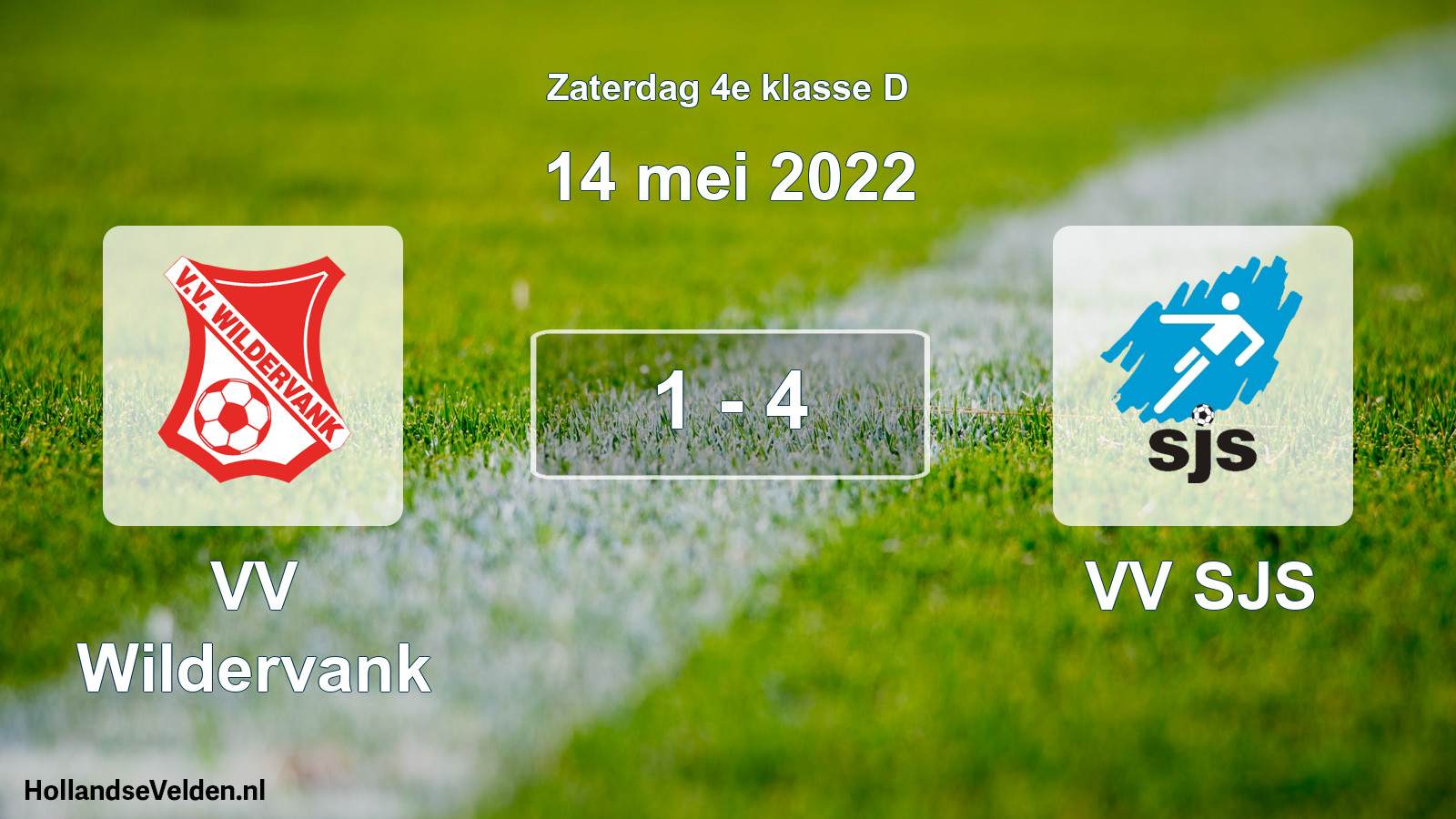 Total number of matches played: VV Wildervank - VV SJS 1 - 4 (14 May 2022)