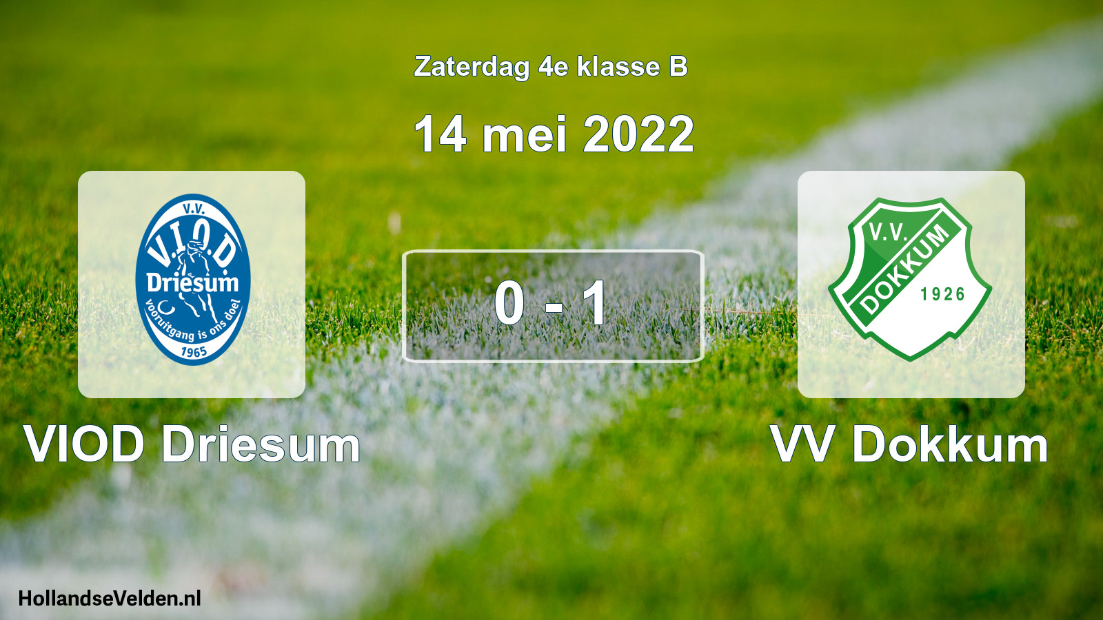 Total number of matches played: VIOD Driesum - VV Dokkum 0 - 1 (14 May 2022)