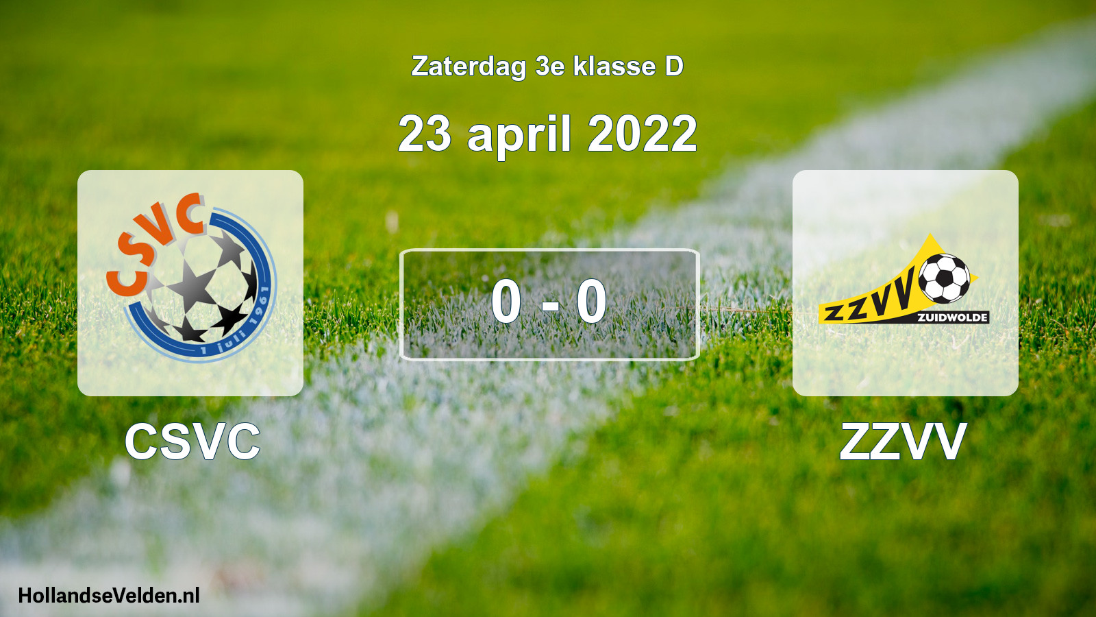 Total number of matches played: CSVC - ZZVV 0 - 0 (23 April 2022)