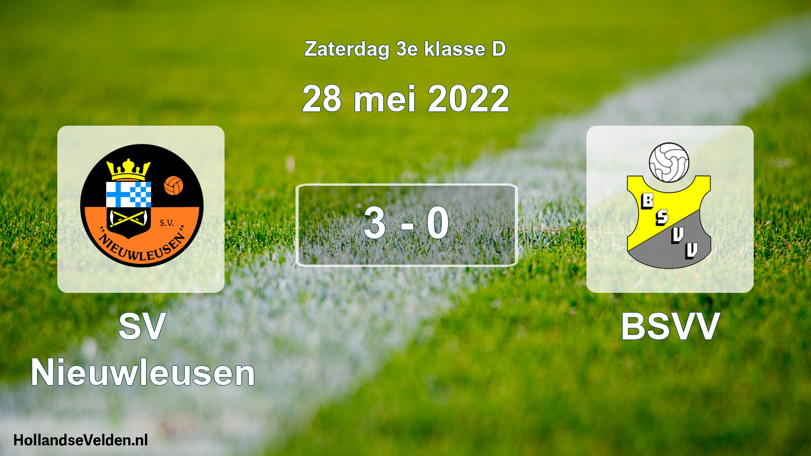 Total number of matches played: SV Nieuwleusen - BSVV 3 - 0 (28 May 2022)