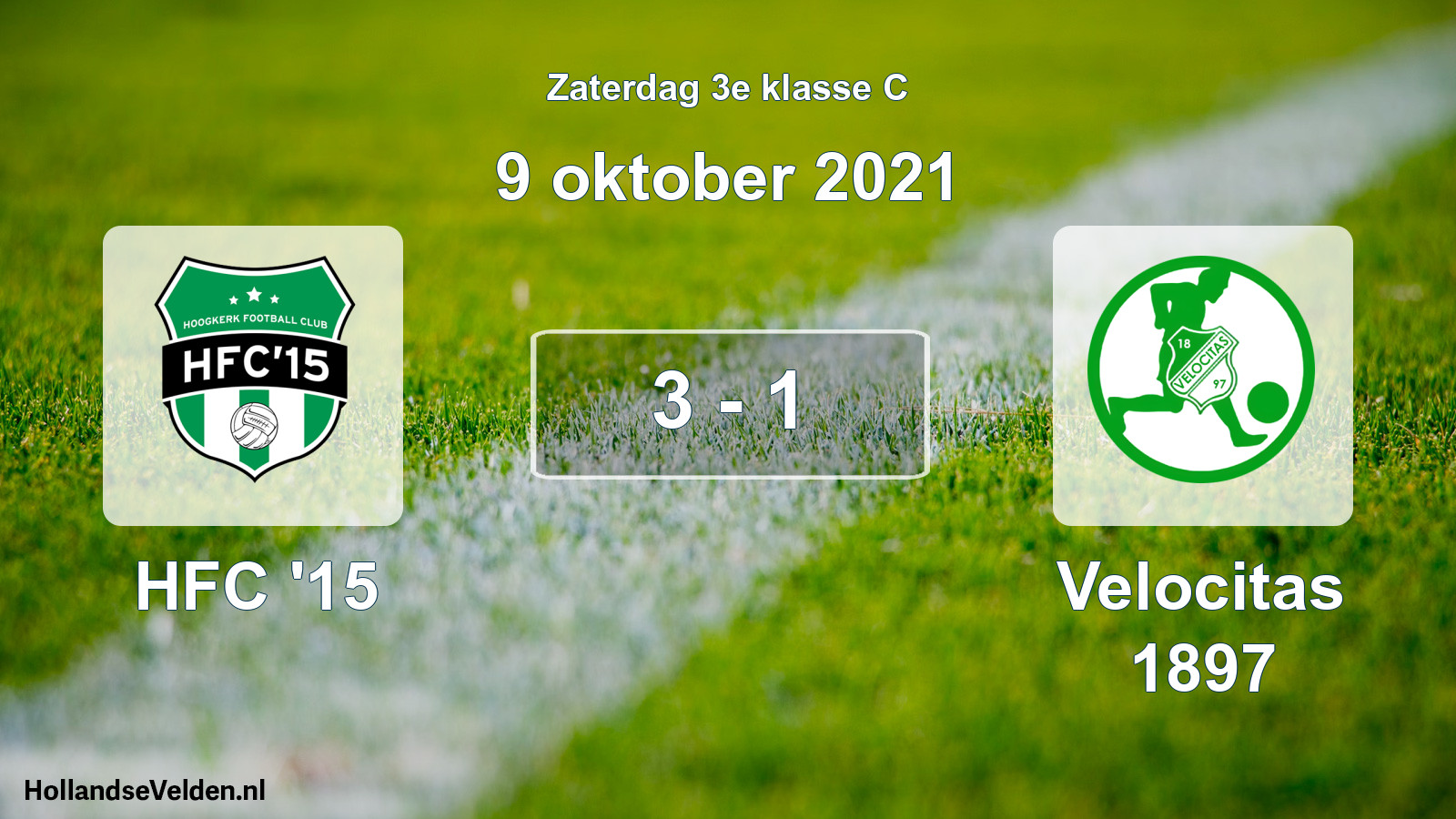 Total number of matches played: HFC '15 - Velocitas 1897 3 - 1 (9 October 2021)